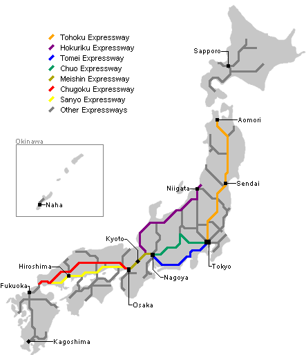 autoroutes japon
