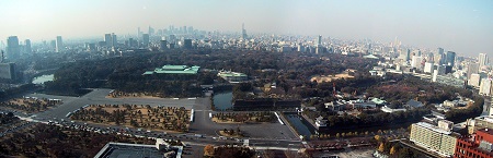 panorama palais imperial tokyo