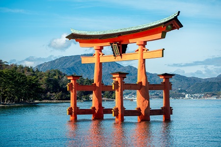 torii Itsukushima gokoku jinja