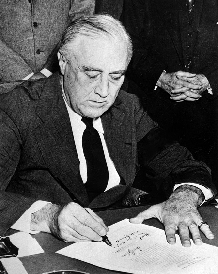franklin Roosevelt signature