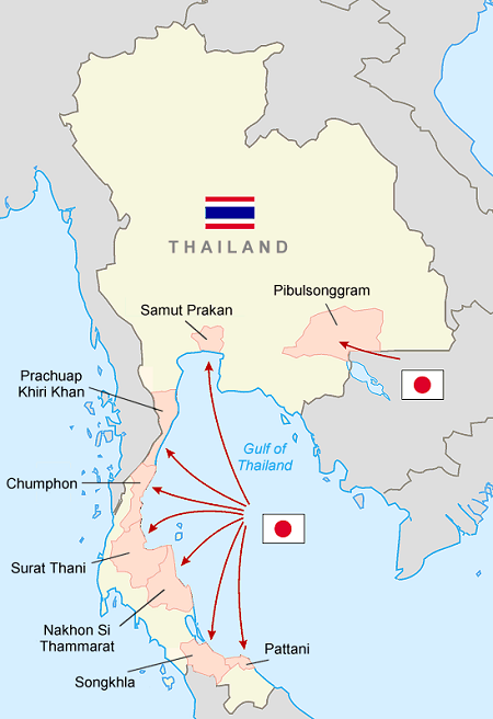 invasion thailande