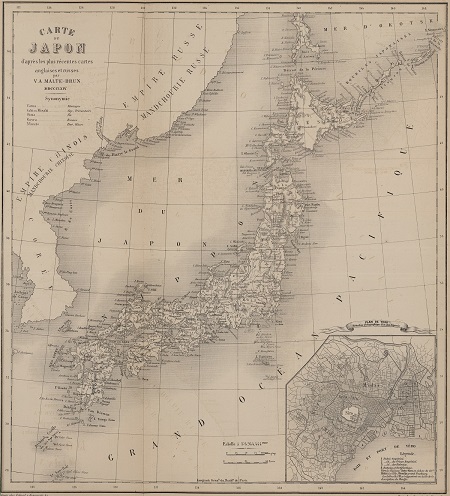 carte japon 1854